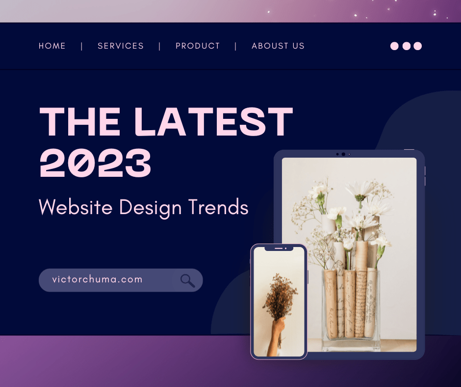 Infographic of 2023 Website Design Trends Focusing on User Experience